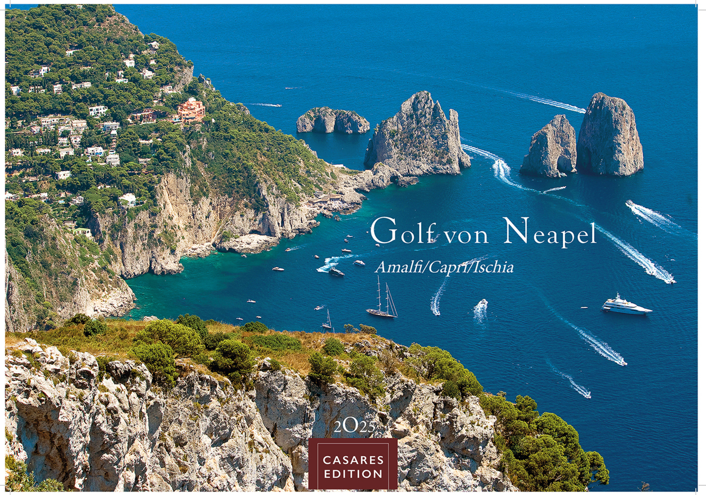 Cover: 9781835240274 | Golf von Neapel 2025 S 24x35 cm | Amalfi/Capri/Ischia | Kalender