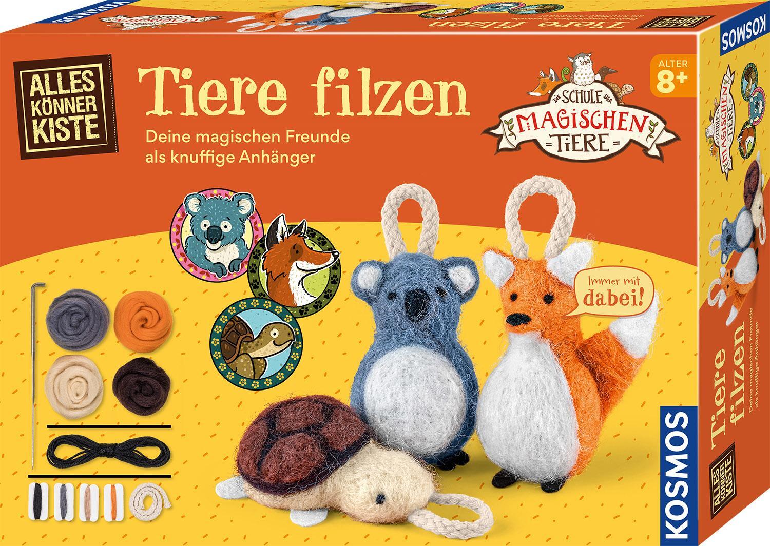 Cover: 4002051604684 | Die Schule der magischen Tiere - Tiere filzen | Bastel-Set | Spiel