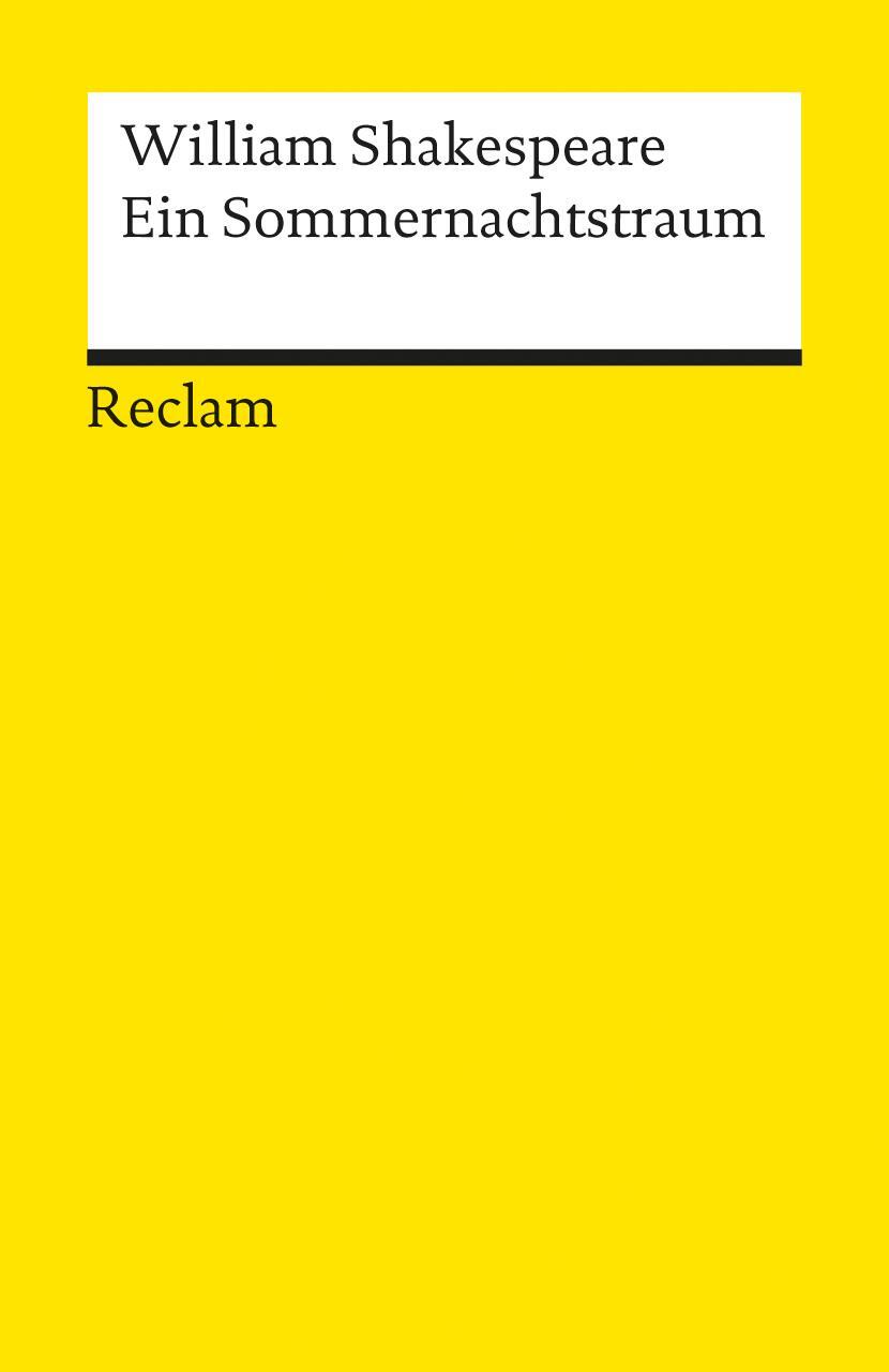 Cover: 9783150000731 | Ein Sommernachtstraum | William Shakespeare | Taschenbuch | 100 S.