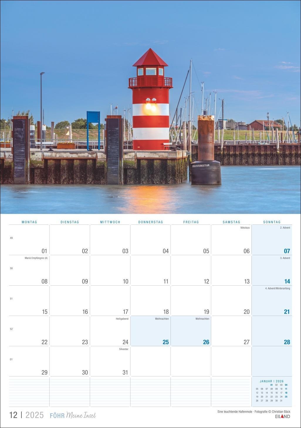 Bild: 9783964023452 | Föhr ...meine Insel Kalender 2025 | Eiland | Kalender | 13 S. | 2025