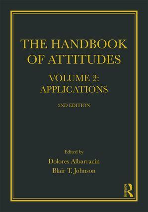Cover: 9781138037052 | Handbook of Attitudes, Volume 2: Applications | 2nd Edition | Buch