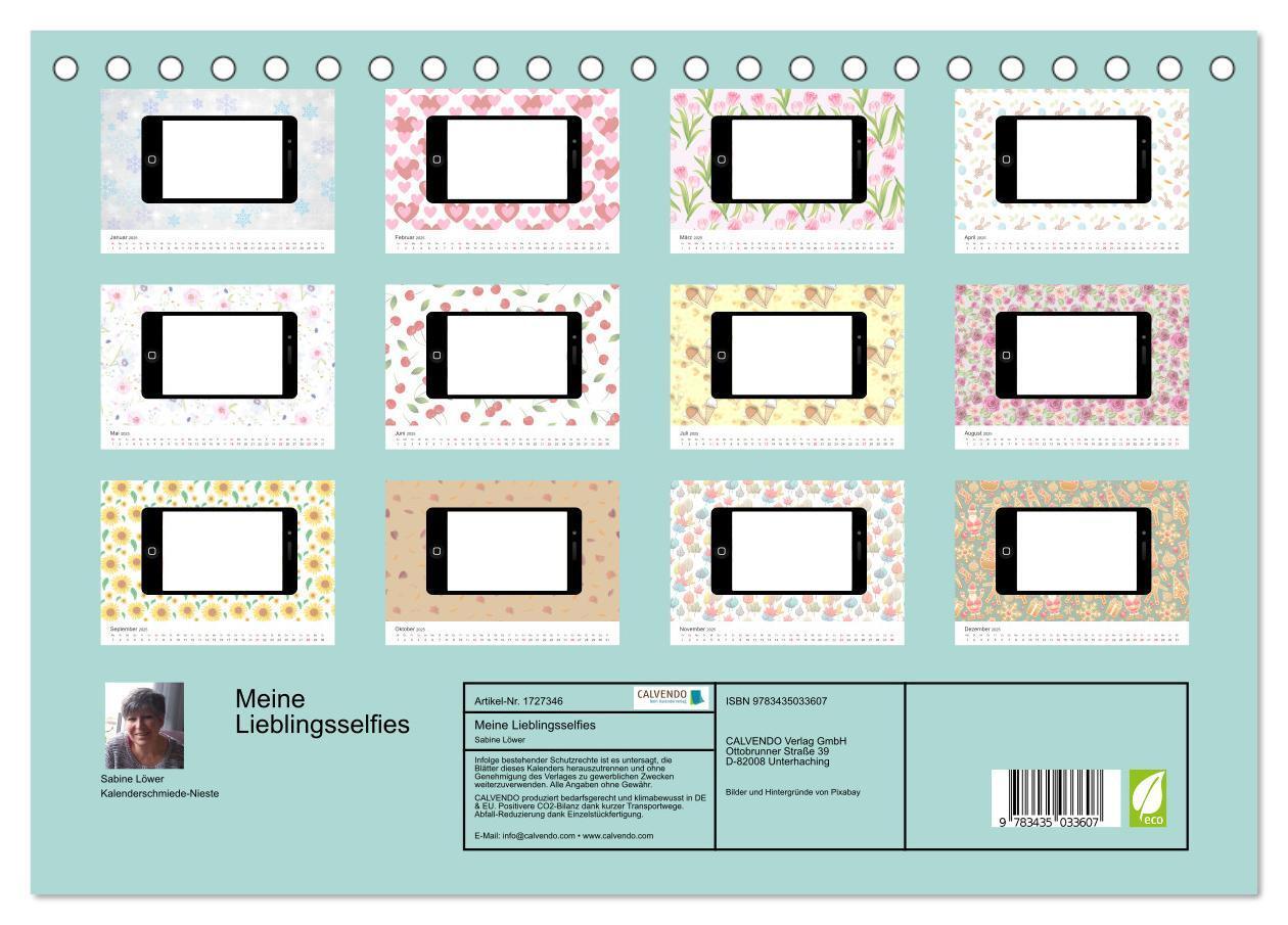 Bild: 9783435033607 | Meine Lieblingsselfies (Tischkalender 2025 DIN A5 quer), CALVENDO...