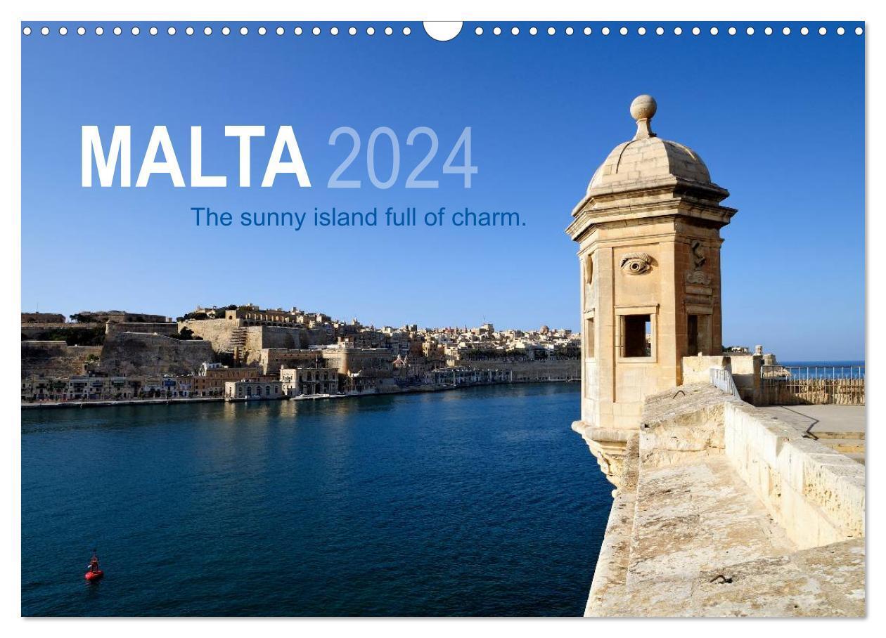 Cover: 9781325897551 | Malta. The sunny island full of charm. (Wall Calendar 2024 DIN A3...