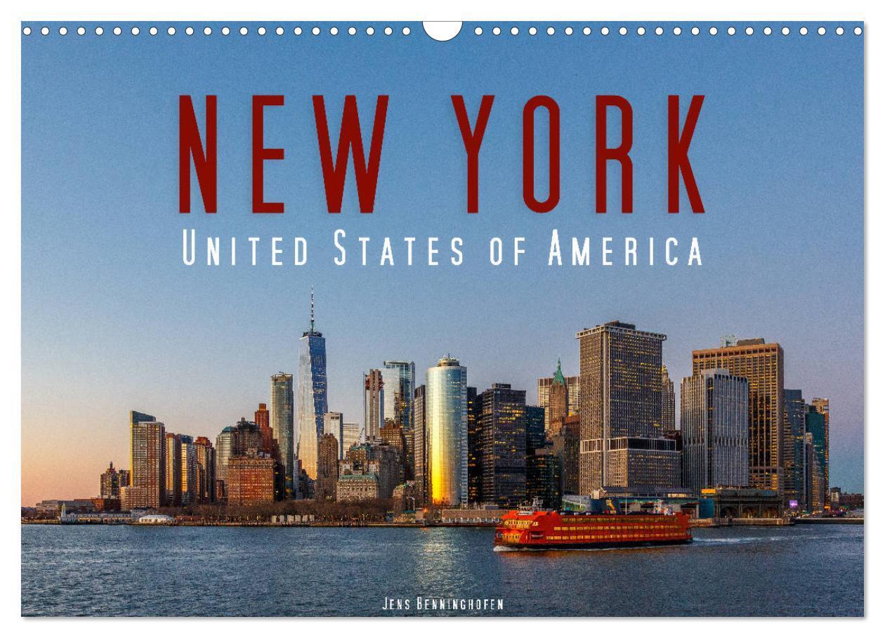 Cover: 9783383014123 | New York - United States of America (Wandkalender 2024 DIN A3...