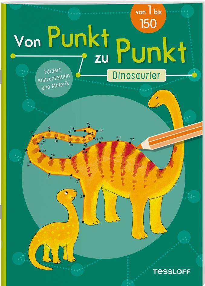Cover: 9783788644666 | Von Punkt zu Punkt. Dinosaurier | Von 1 bis 150 | Corina Beurenmeister