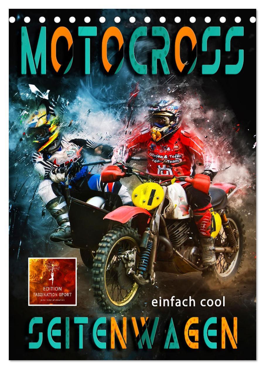 Cover: 9783435912742 | Motocross Seitenwagen - einfach cool (Tischkalender 2025 DIN A5...