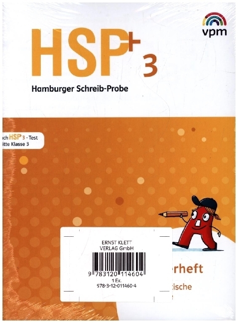 Cover: 9783120114604 | Hamburger Schreib-Probe (HSP) Fördern 3. 5 Förderhefte alphabetisch...