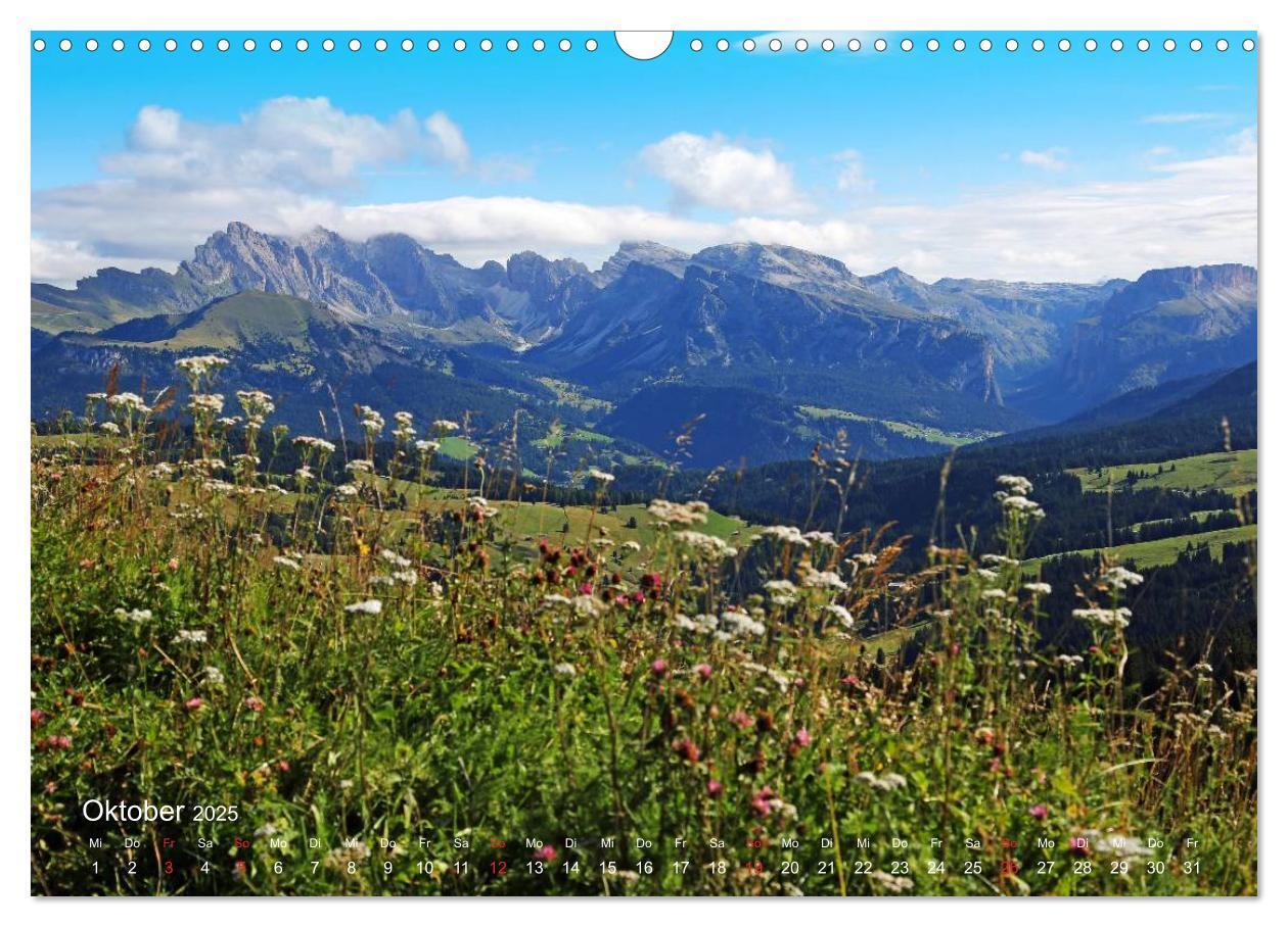 Bild: 9783435672264 | Urlaub auf der Seiser Alm (Wandkalender 2025 DIN A3 quer), CALVENDO...