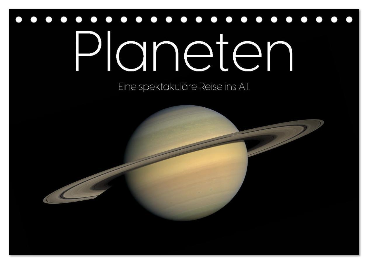 Cover: 9783457182758 | Planeten - Eine spektakuläre Reise ins All. (Tischkalender 2025 DIN...