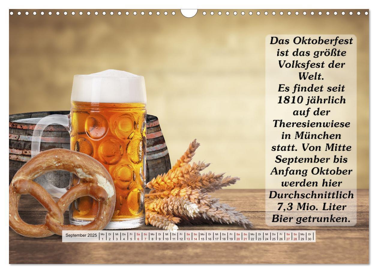 Bild: 9783435036806 | Wissenswertes über Bier (Wandkalender 2025 DIN A3 quer), CALVENDO...