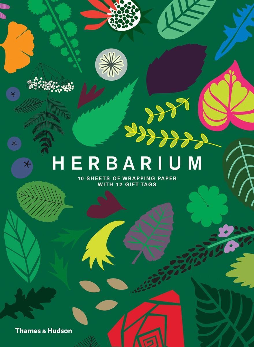 Cover: 9780500420652 | Herbarium Gift Wrap: 10 Sheets of Wrapping Paper with 12 Gift Tags