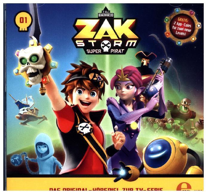 Cover: 4029759120988 | Zak Storm - Captain Zak, 1 Audio-CD | Audio-CD | 50 Min. | Deutsch