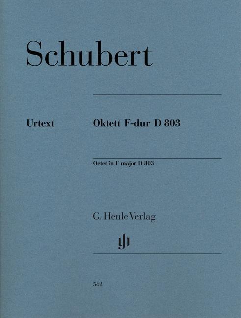 Cover: 9790201805627 | Octet In F major D 803 - Ensemble Parts | Peter Jost | Deutsch | 2014