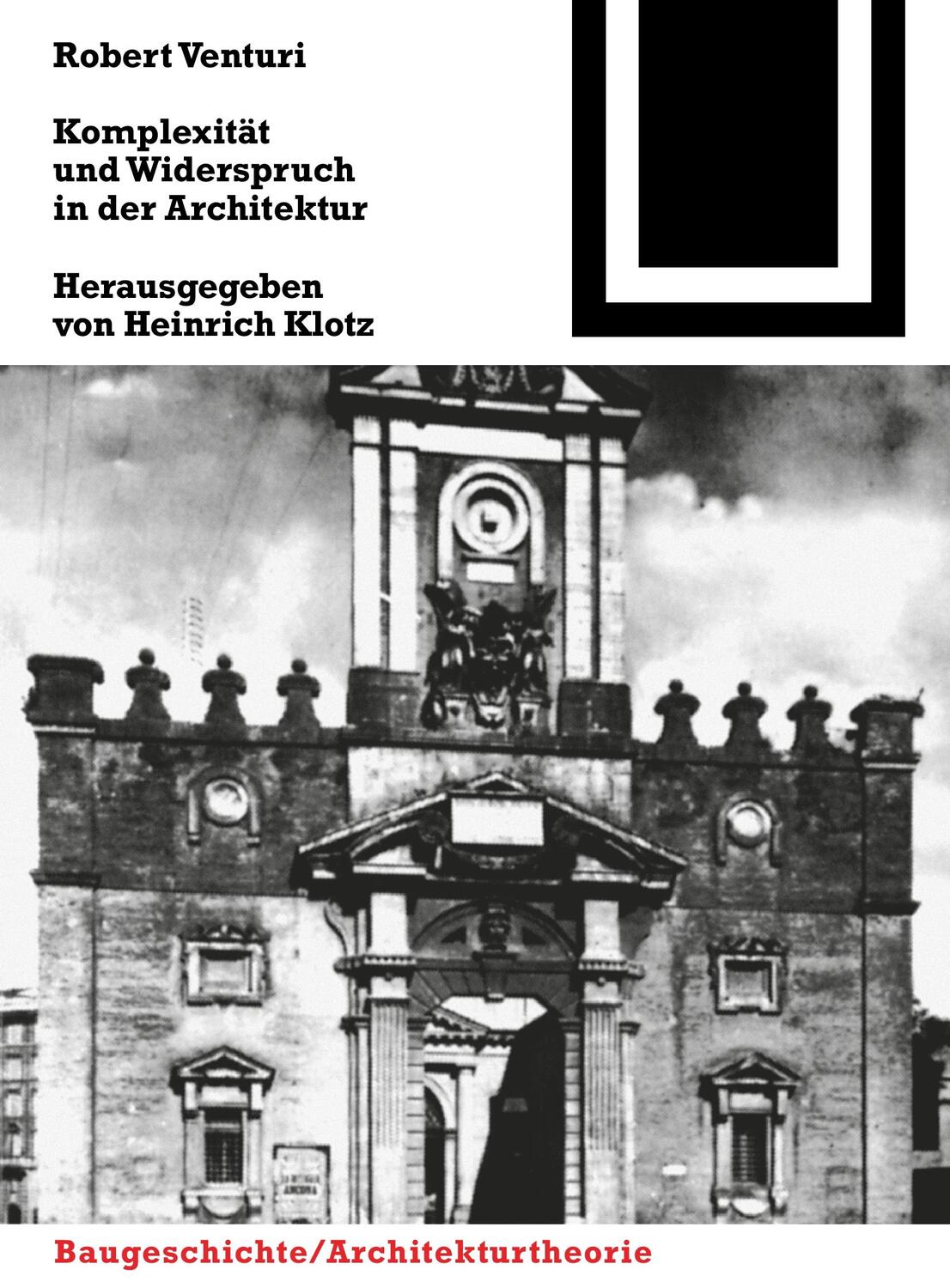 Cover: 9783764363598 | Komplexität und Widerspruch | Robert Venturi | Taschenbuch | 231 S.