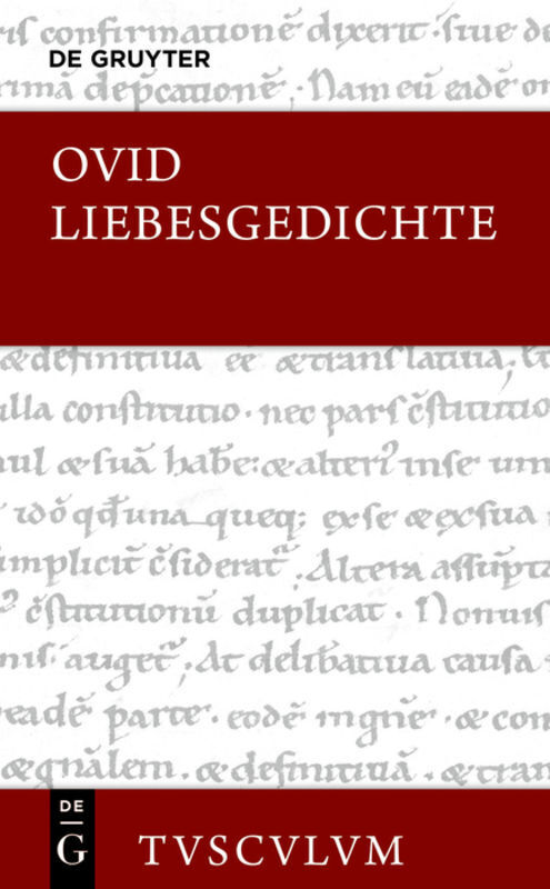 Cover: 9783110363722 | Liebesgedichte | Ovid | Buch | Deutsch | 2014 | De Gruyter