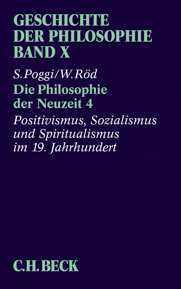 Cover: 9783406313479 | Geschichte der Philosophie Bd. 10: Die Philosophie der Neuzeit 4:...