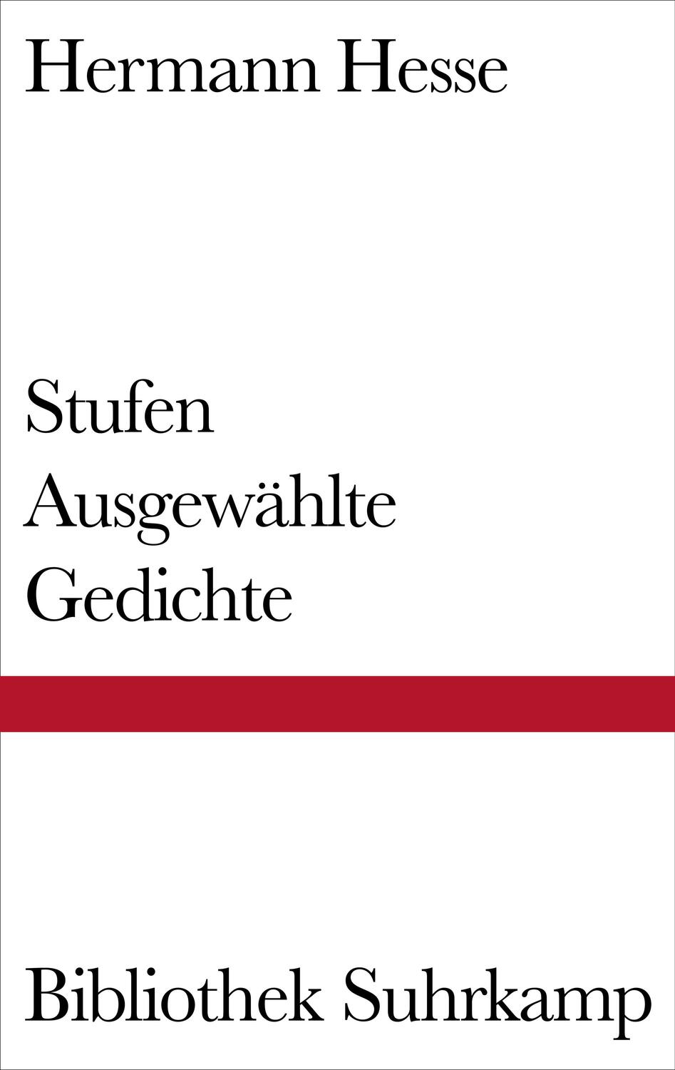 Cover: 9783518013427 | Stufen | Ausgewählte Gedichte | Hermann Hesse | Buch | Deutsch