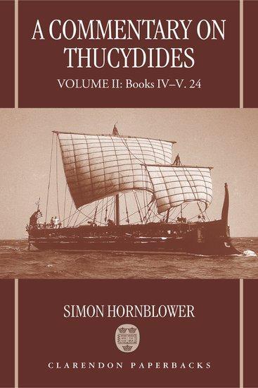 Cover: 9780199276257 | A Commentary on Thucydides: Volume II: Books IV-V. 24 | Hornblower