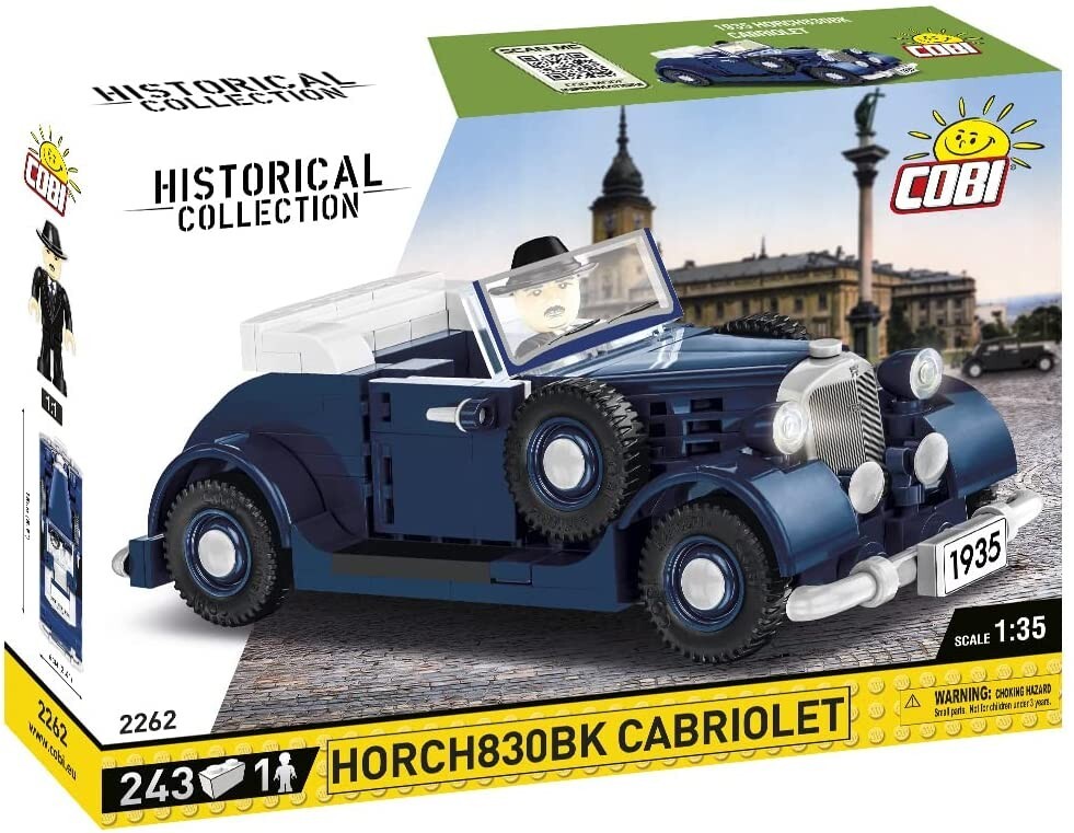 Cover: 5902251022624 | COBI 2262 - Historical Collection, Horch830BK Cabriolet, Bauset | 2262