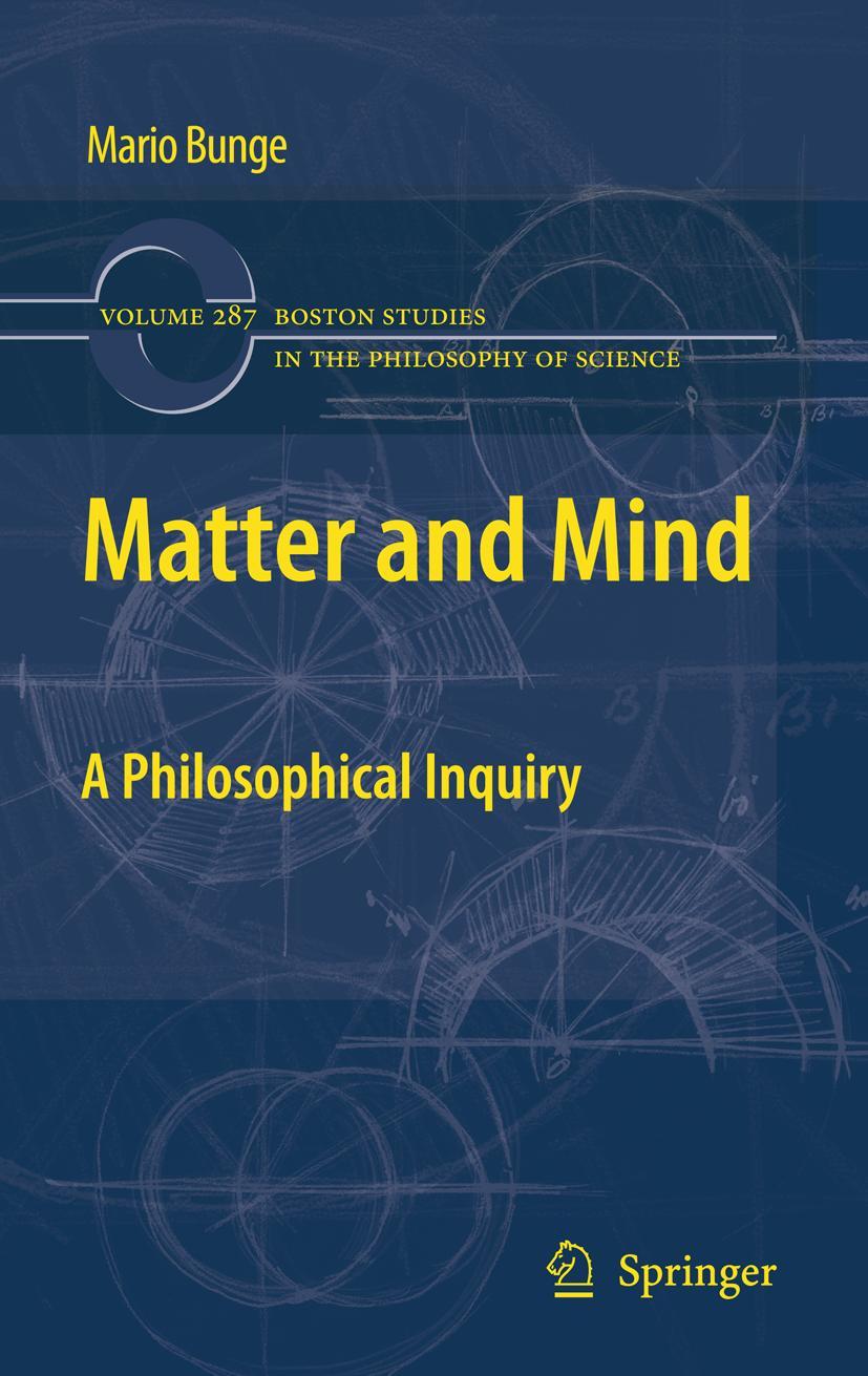 Cover: 9789400732964 | Matter and Mind | A Philosophical Inquiry | Mario Bunge | Taschenbuch