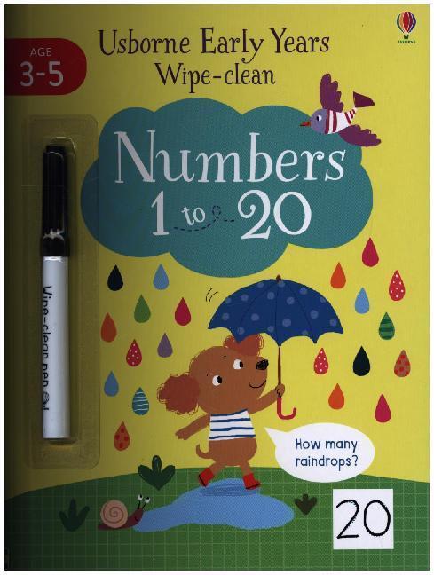 Cover: 9781474986656 | Early Years Wipe-Clean Numbers 1 to 20 | Jessica Greenwell | Buch