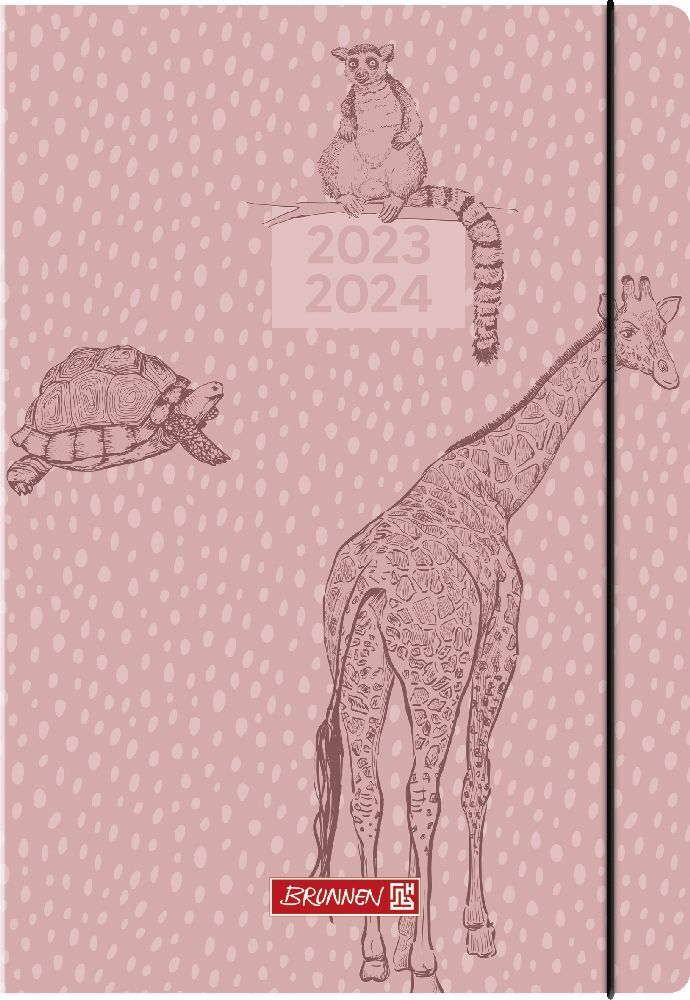 Cover: 4061947102581 | Schülerkalender 2023/2024 Wild Animals, A5, Broschur-Einband | 2024