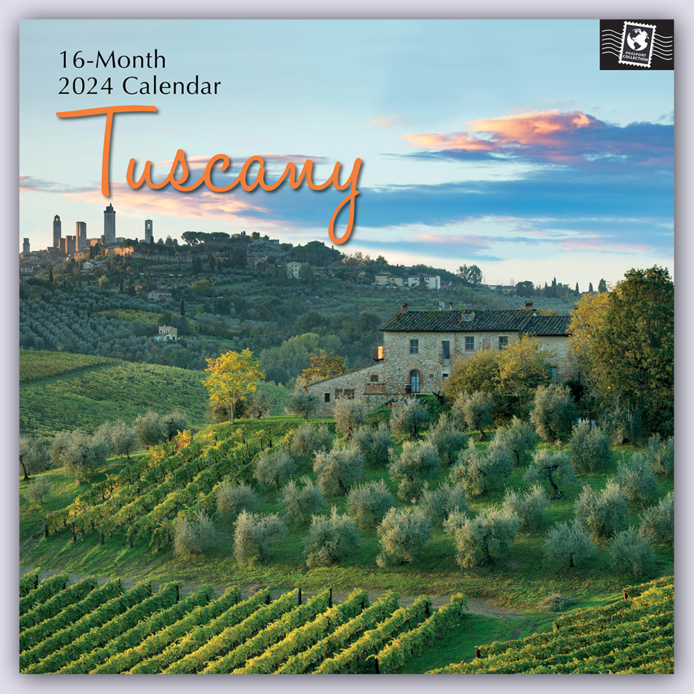 Cover: 9781804109311 | Tuscany - Toskana 2024 - 16-Monatskalender | Gifted Stationery Co. Ltd
