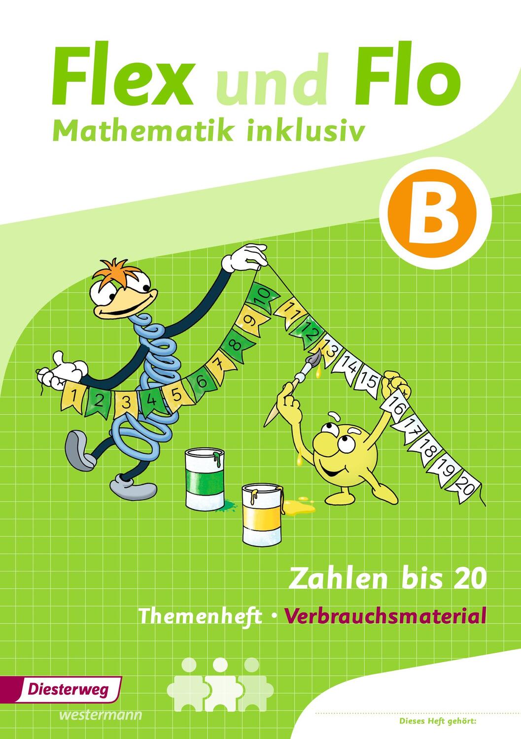 Cover: 9783425136615 | Flex und Flo - Mathematik inklusiv. Zahlen bis 20 inklusiv B | 32 S.