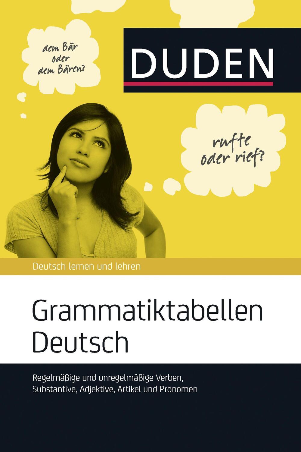 Cover: 9783411042258 | Grammatiktabellen Deutsch | Dudenredaktion | Taschenbuch | Deutsch