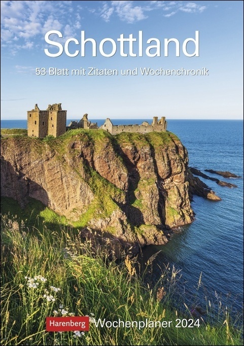 Cover: 9783840031694 | Schottland Wochenplaner 2024. Schön und praktisch: Terminkalender...