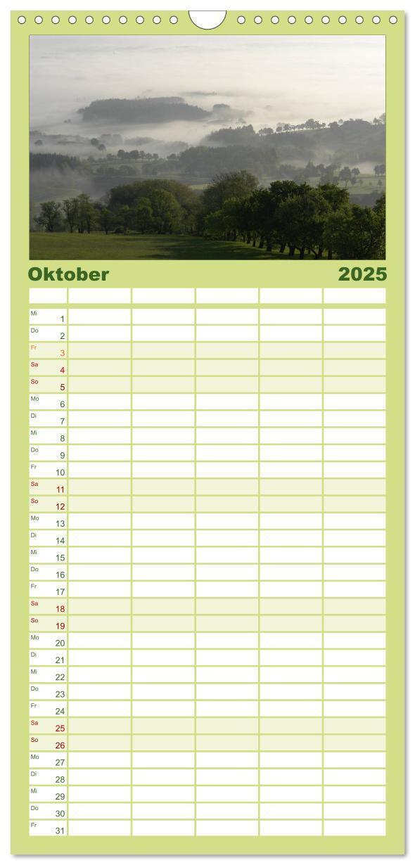 Bild: 9783457126318 | Familienplaner 2025 - Baum-Variationen mit 5 Spalten (Wandkalender,...