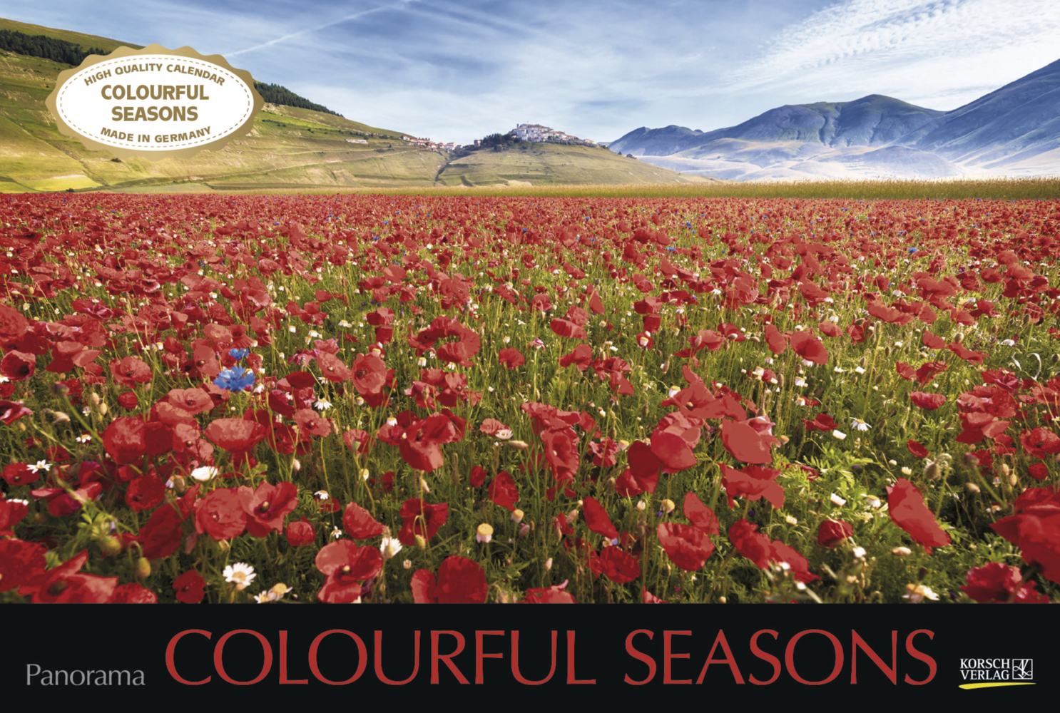 Cover: 9783731868705 | Colourful Seasons 2024 | Korsch Verlag | Kalender | Spiralbindung