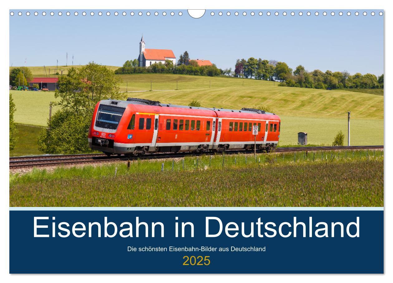 Cover: 9783435035304 | Eisenbahn in Deutschland (Wandkalender 2025 DIN A3 quer), CALVENDO...