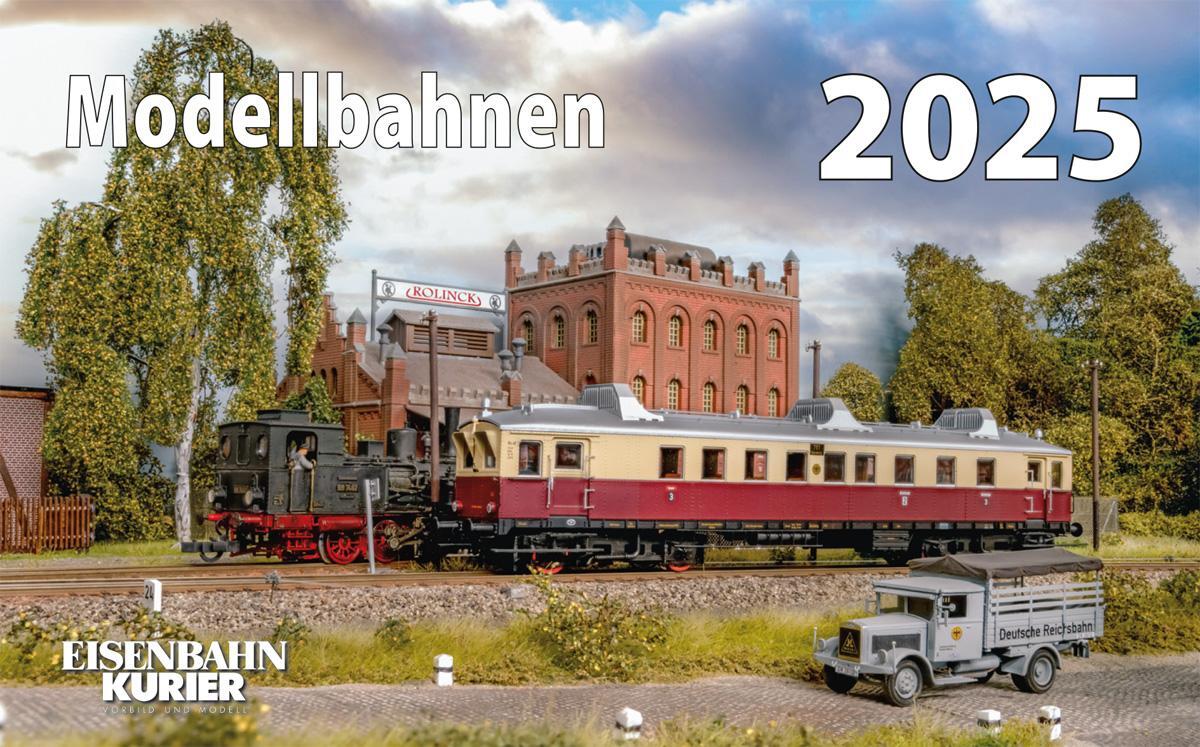 Cover: 9783844659436 | Modellbahnen 2025 | Kalender | 13 S. | Deutsch | 2025
