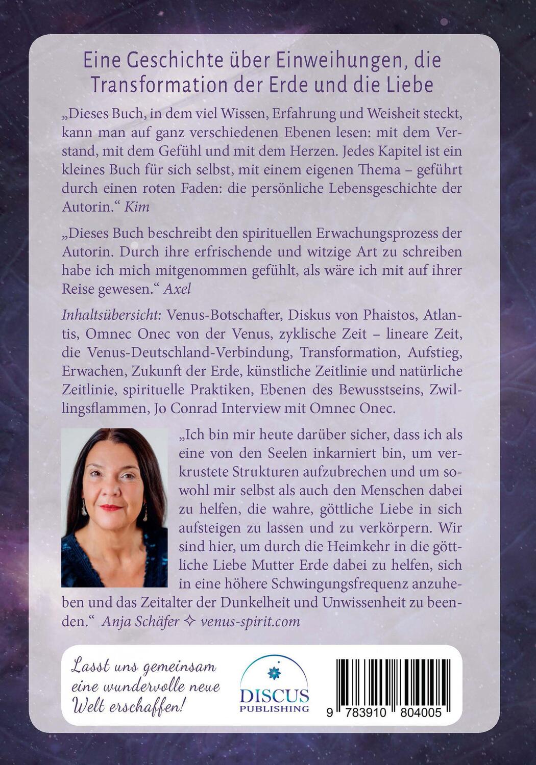 Rückseite: 9783910804005 | Venus und ich | Anja Schäfer | Taschenbuch | Deutsch | 2023