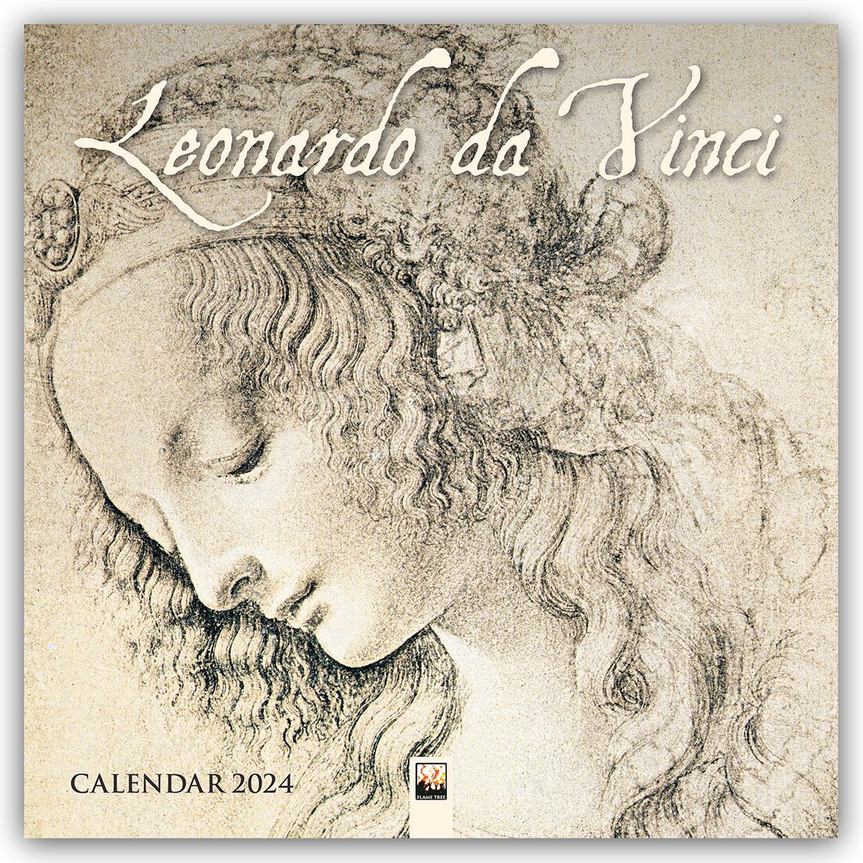 Cover: 9781804173800 | Leonardo da Vinci 2024 | Tree Flame | Kalender | 14 S. | Englisch