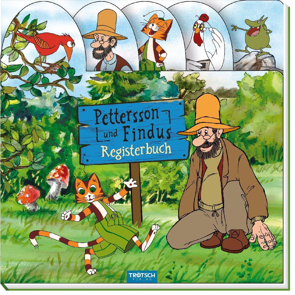 Cover: 9783957749772 | Trötsch Pettersson und Findus Registerbuch mit Klappen | Buch | 8 S.