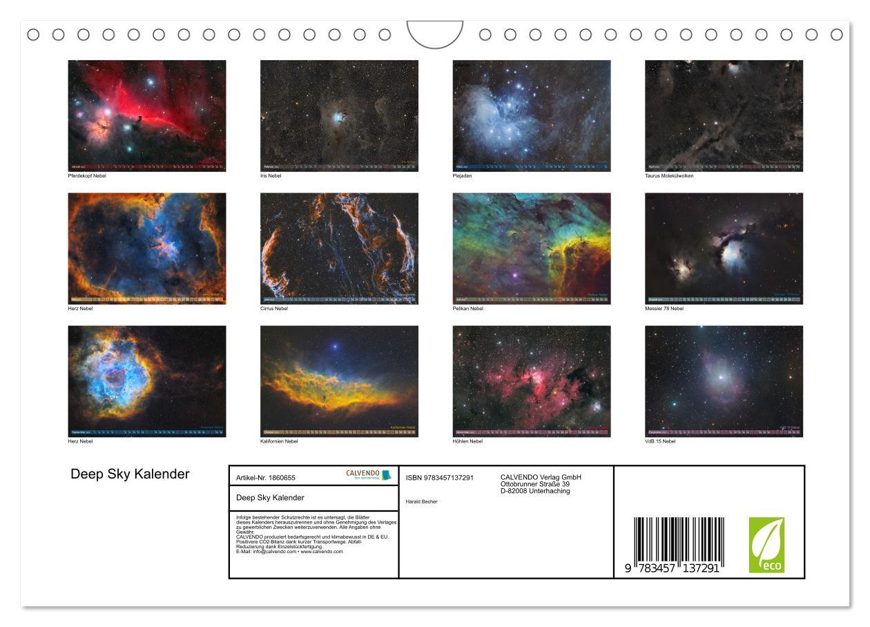 Bild: 9783457137291 | Deep Sky Kalender (Wandkalender 2025 DIN A4 quer), CALVENDO...