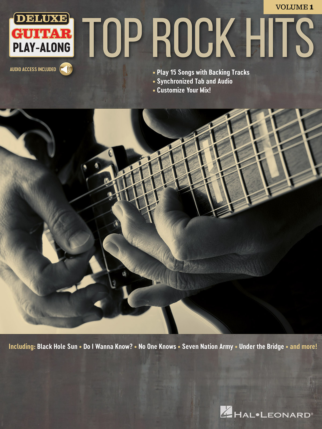 Cover: 888680708771 | Top Rock Hits | Deluxe Guitar Play-Along Volume 1 | 2018 | Hal Leonard