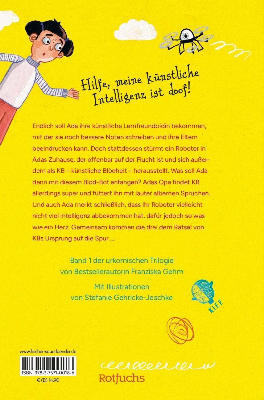 Rückseite: 9783757100186 | Ada und die Künstliche Blödheit - Ein Roboter auf der Flucht | Gehm