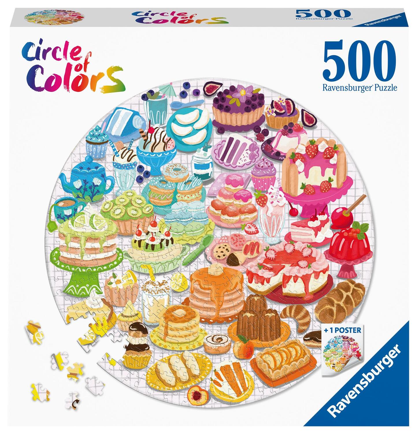 Cover: 4005556171712 | Ravensburger Puzzle 17171 Circle of Colors - Desserts & Pastries...