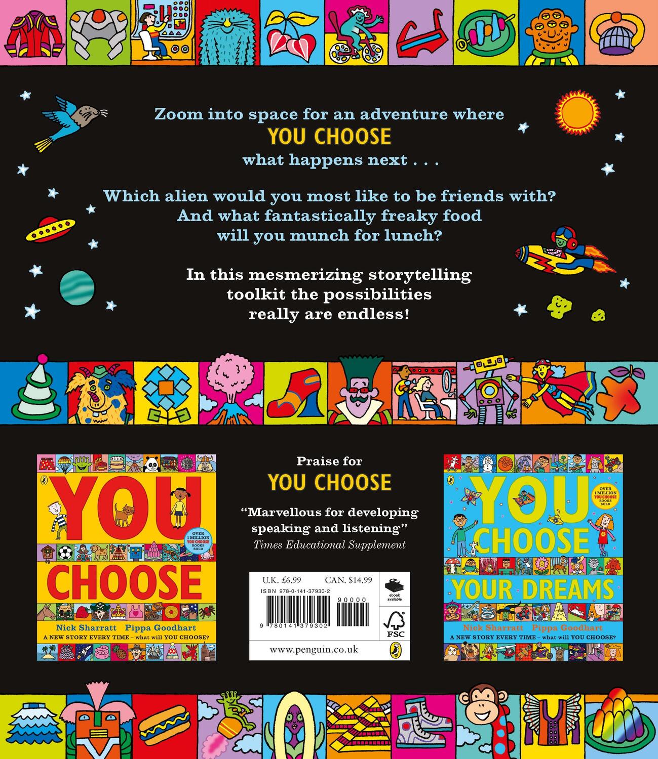 Rückseite: 9780141379302 | You Choose in Space | A new story every time - what will YOU choose?