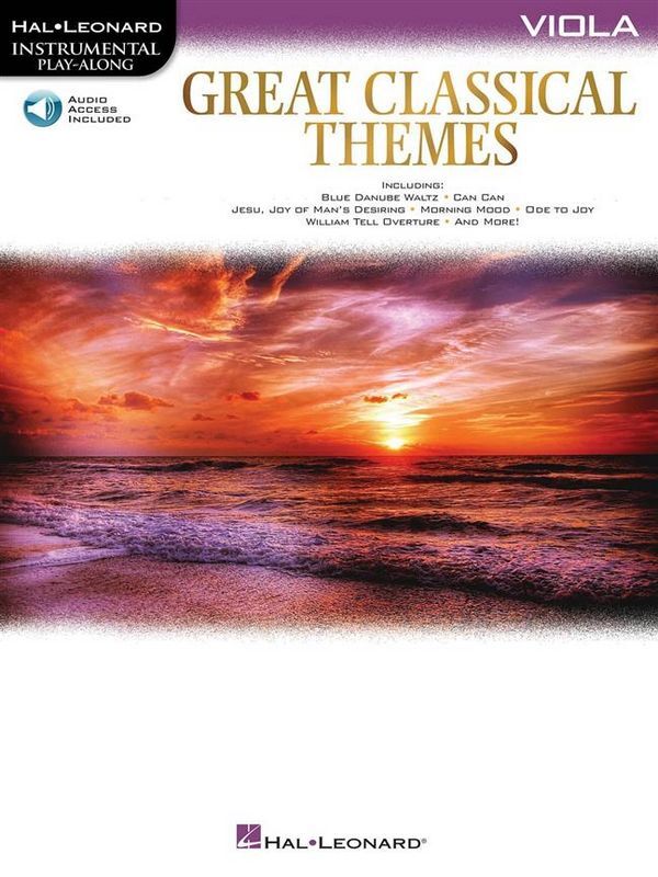 Cover: 9781540050434 | Great Classical Themes | Viola | Hal Leonard Corp | HL00292737 | 2019