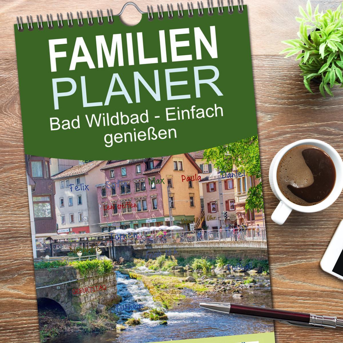 Bild: 9783457092149 | Familienplaner 2025 - Bad Wildbad - Einfach genießen mit 5 Spalten...