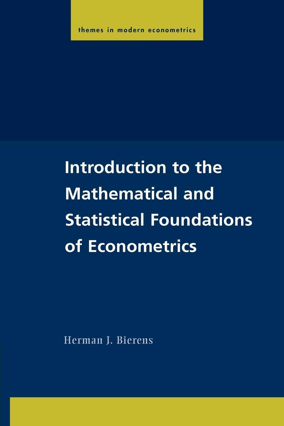 Cover: 9780521542241 | Introduction to the Mathematical and Statistical Foundations of...