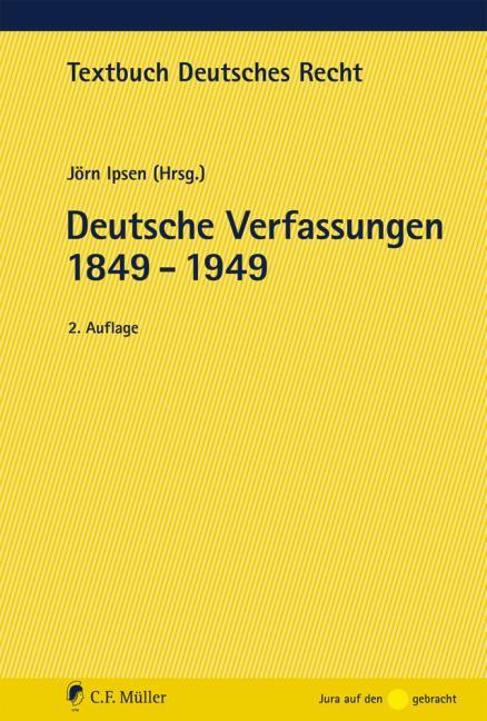 Cover: 9783811441521 | Deutsche Verfassungen 1849 - 1949 | Jörn Ipsen | Taschenbuch | Deutsch
