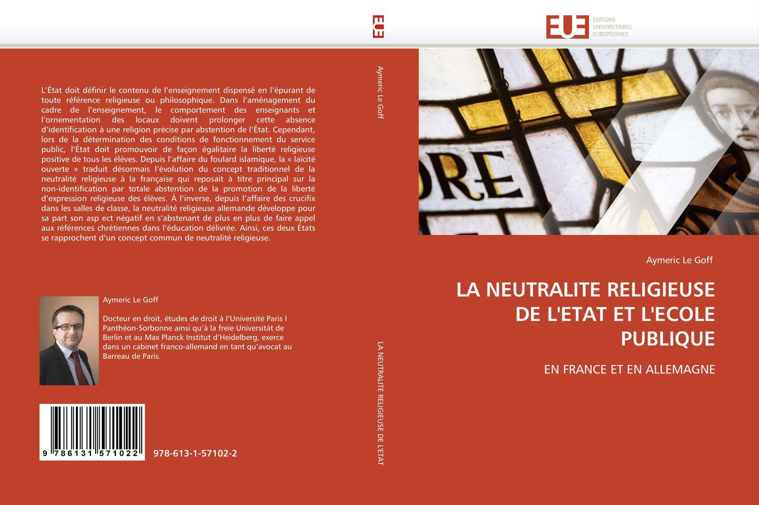 Cover: 9786131571022 | LA NEUTRALITE RELIGIEUSE DE L'ETAT ET L'ECOLE PUBLIQUE | Goff | Buch