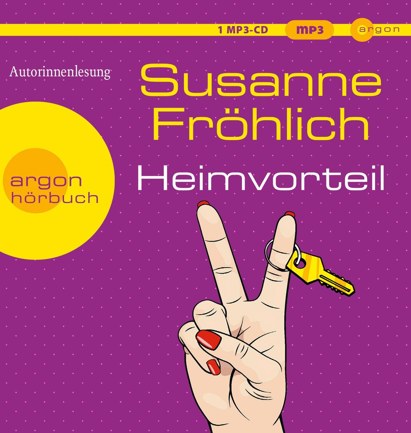 Cover: 9783839819470 | Heimvorteil | Roman | Susanne Fröhlich | MP3 | 154 Tracks | Deutsch