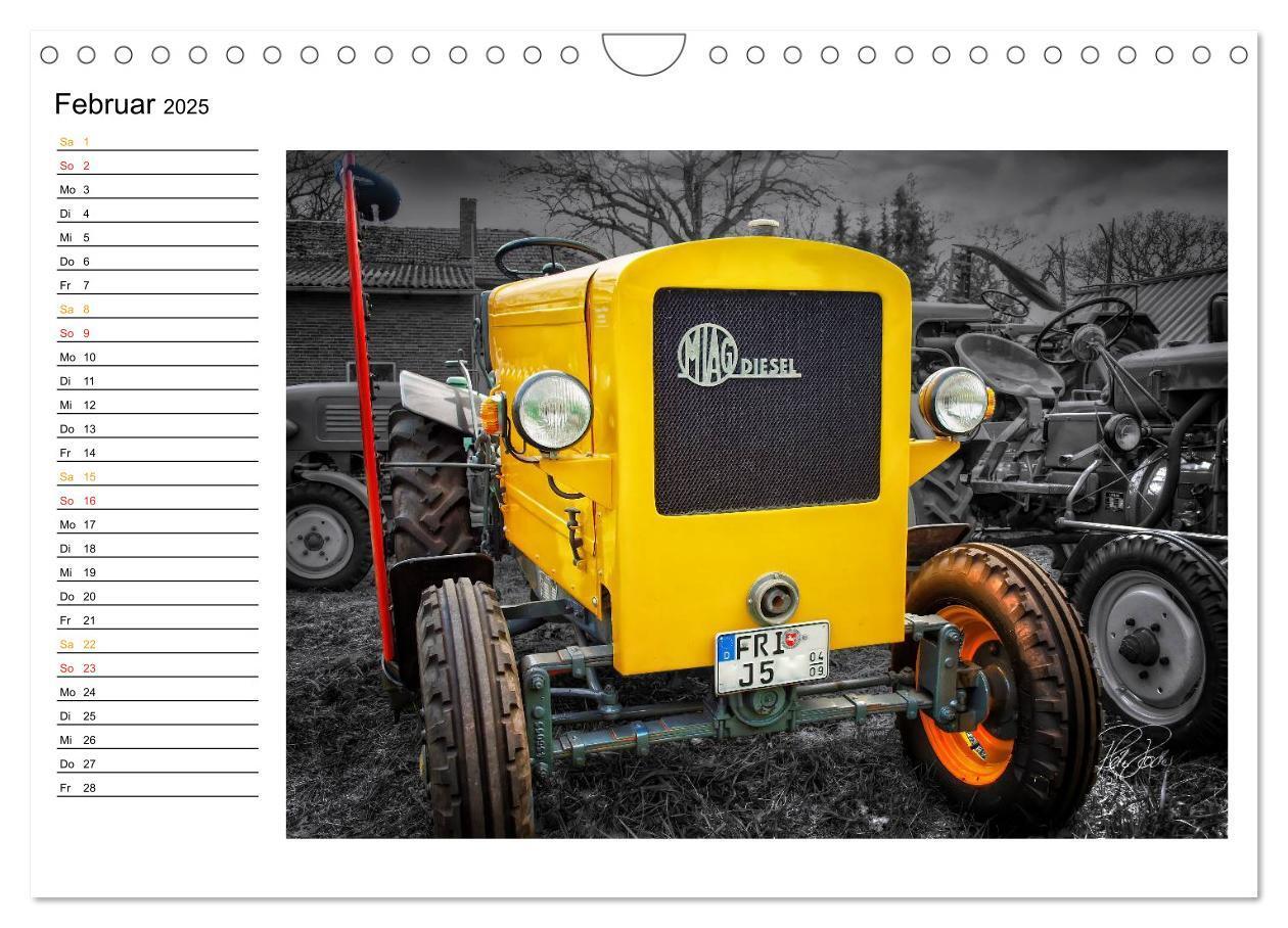 Bild: 9783435736614 | Trecker - Oldtimer / Geburtstagskalender (Wandkalender 2025 DIN A4...