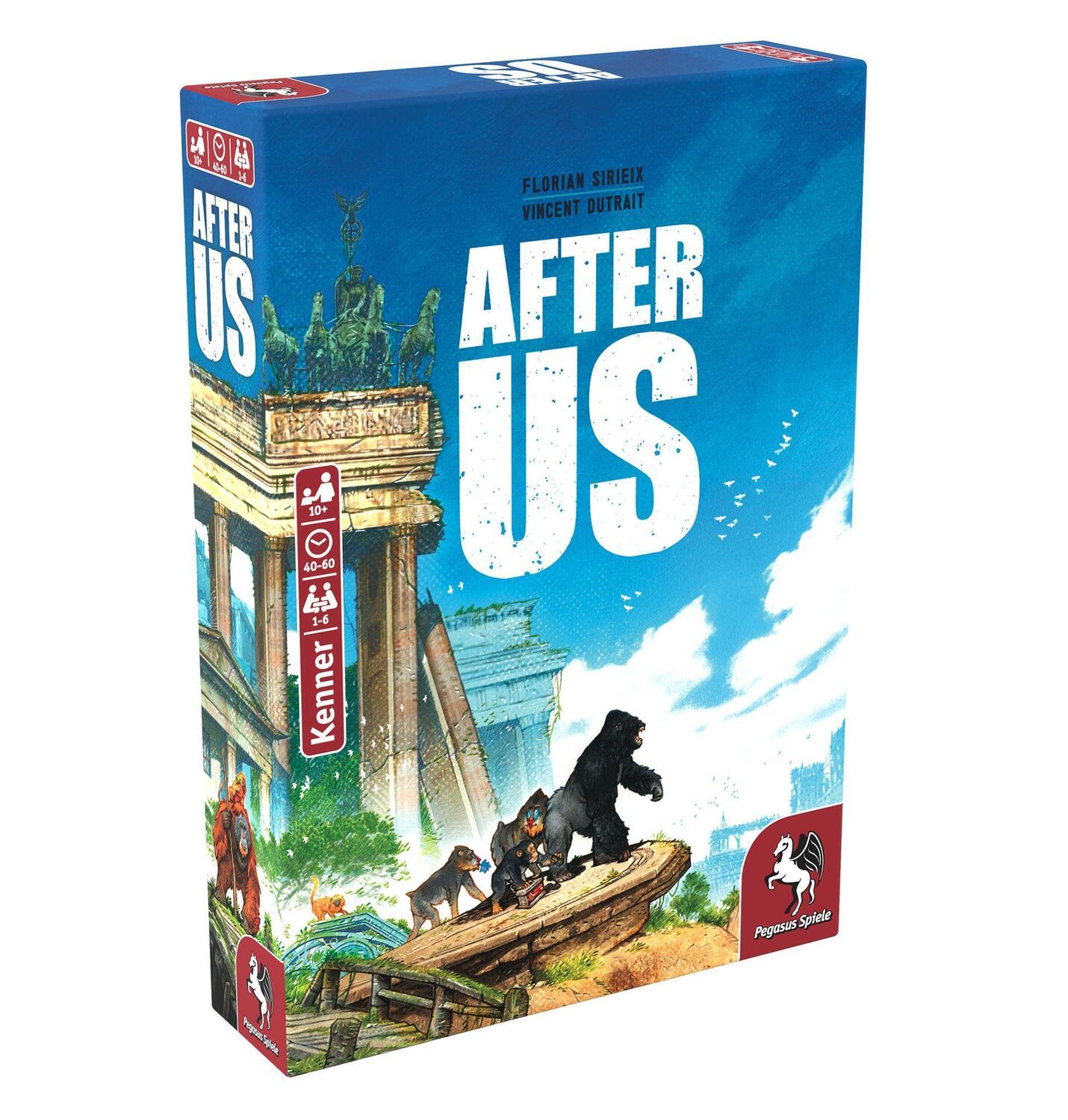 Cover: 4250231736438 | After Us | Spiel | 51886G | Deutsch | 2023 | Pegasus Spiele GmbH